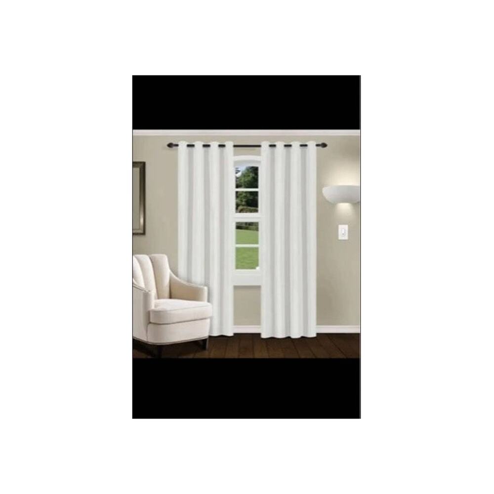 Superior linen curtain set